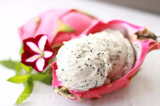 Dragonfruit Basil Sorbet