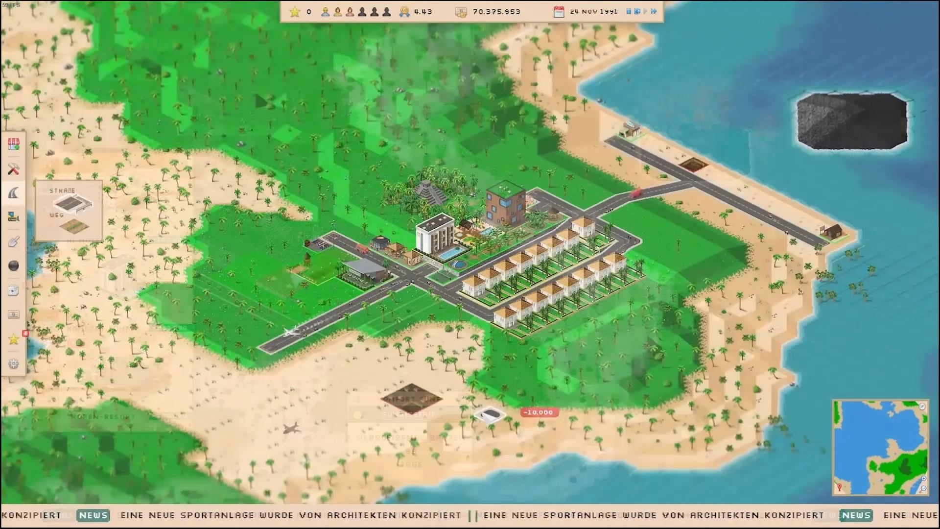 Dunia Simulasi Holiday Island yang Hidup