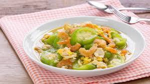 Tumis Oyong Udang Jamur
