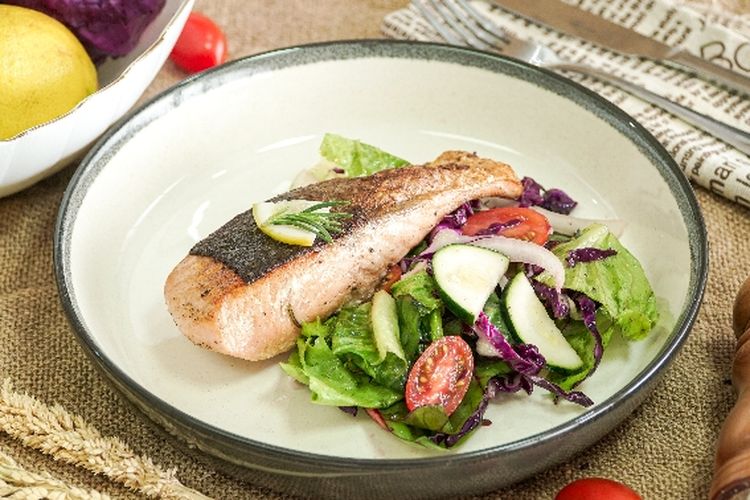 Salad Salmon Segar